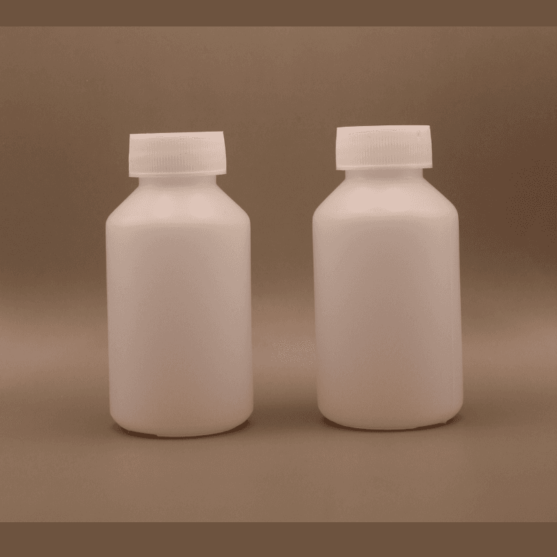 Envase pastillero natural y blanco